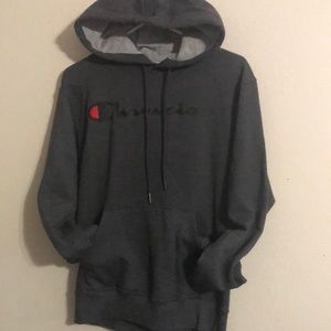 Champion hoodie. It is a Men’s small. It was worn once. Too small.